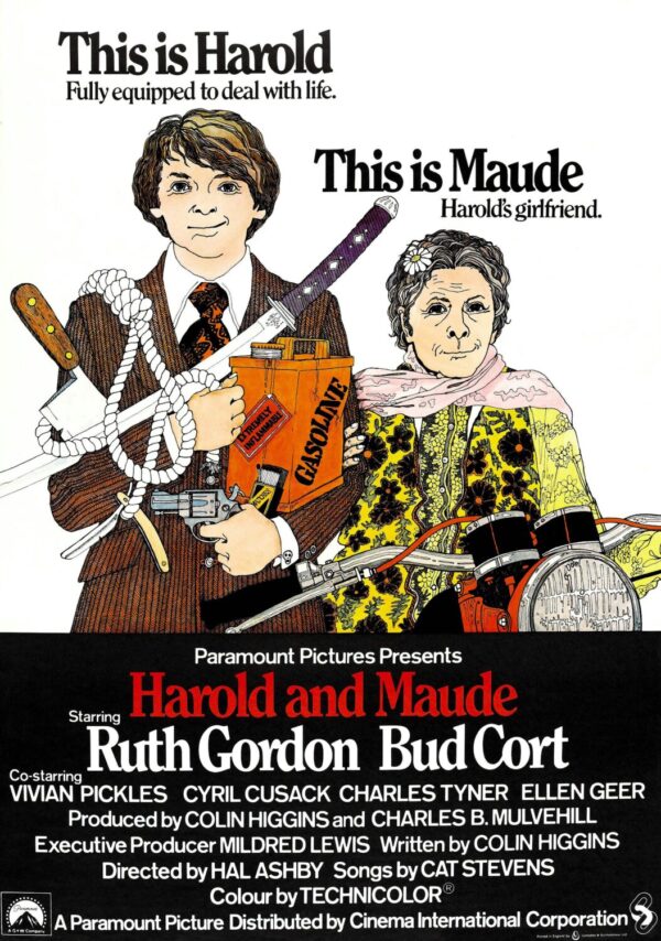 Harold and Maude Movie Poster - Classic 70's Vintage Poster Print
