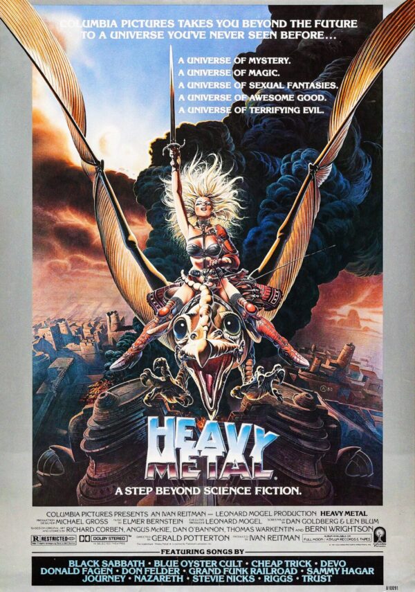 Heavy Metal Movie Poster - Classic 80's Vintage Poster Print