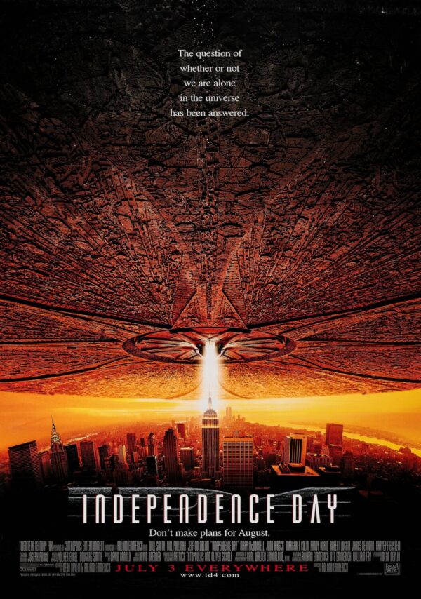Independence Day Movie Poster - Classic 90's Vintage Poster Print