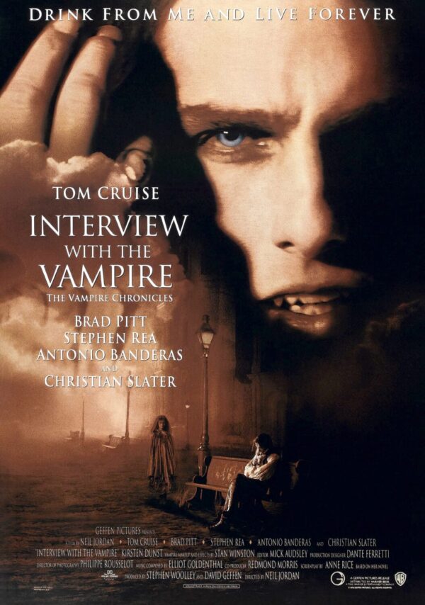Interview with the Vampire Movie Poster - Classic 90's Vintage Poster Print