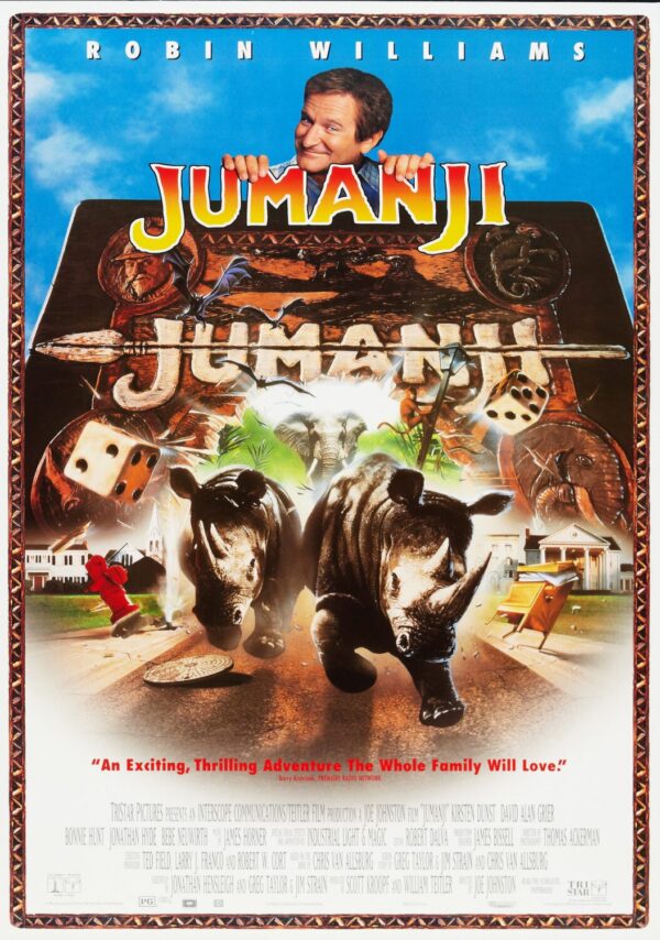 Jumanji Movie Poster - Classic 90's Vintage Poster
