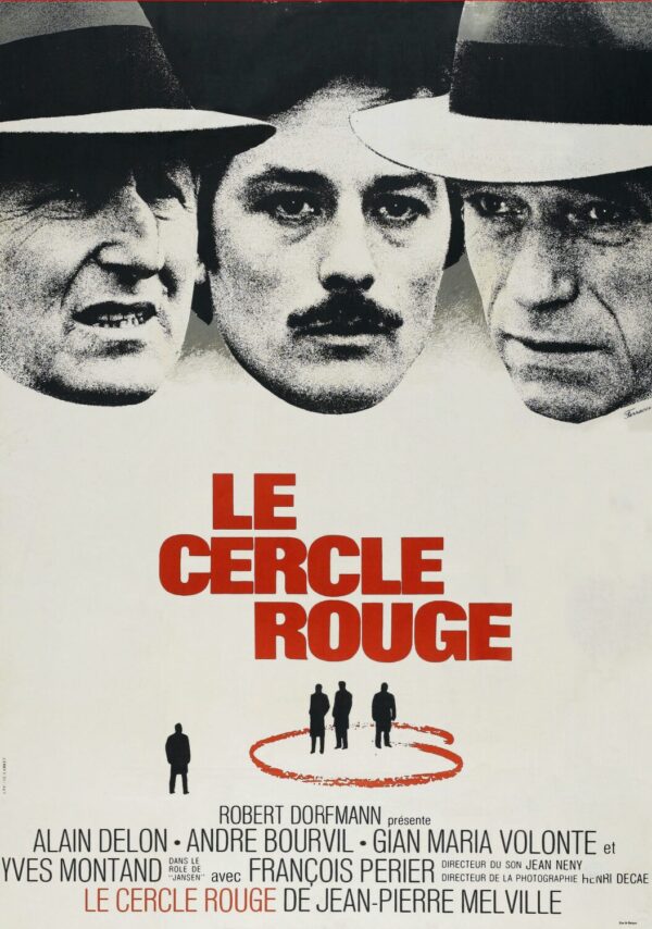 Le Cercle Rouge French Movie Poster - Classic 70's Vintage Poster Print