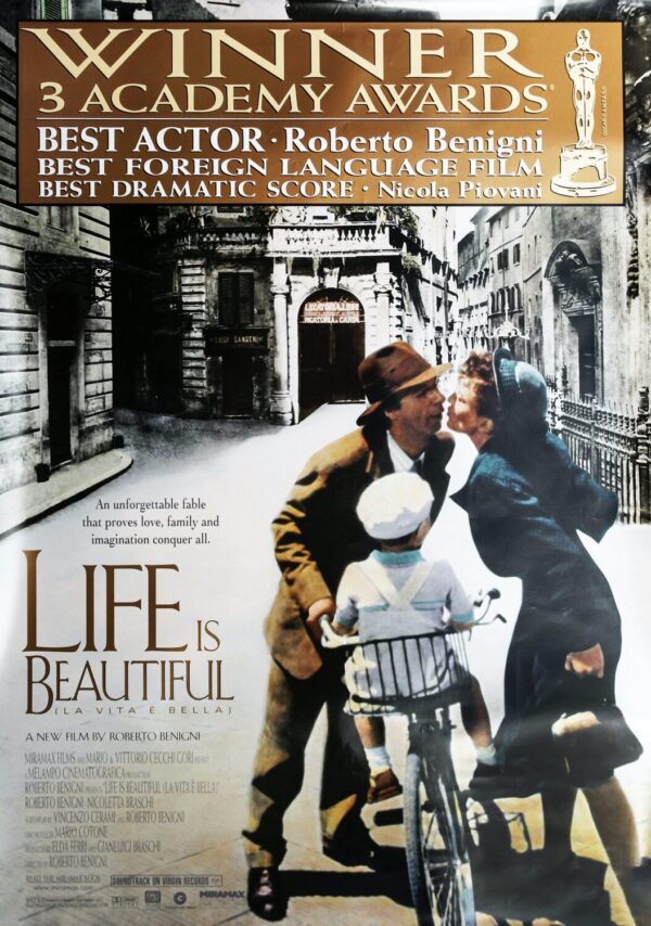 Life Is Beautiful (La vita Ã¨ bella) Movie Poster - Classic 90's Vintage Poster Print