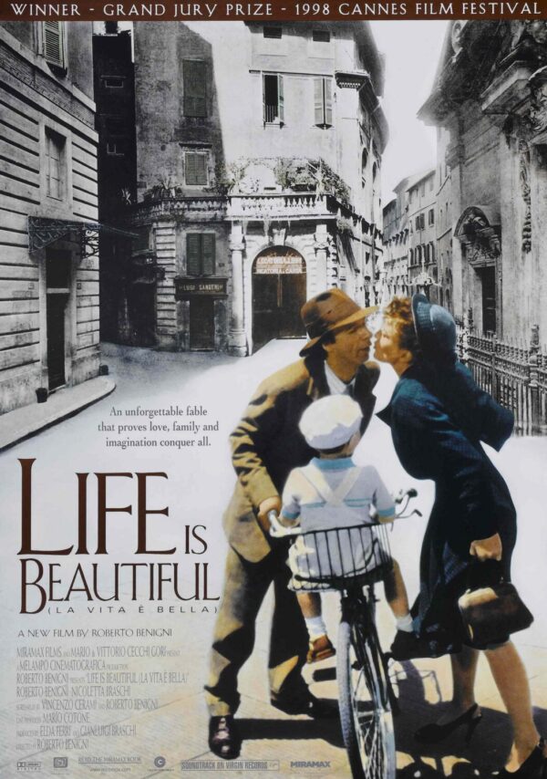 Life Is Beautiful (La vita Ã¨ bella) Movie Poster - Classic 90's Vintage Poster Print