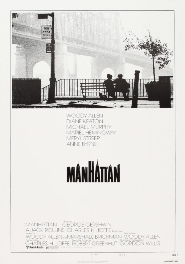 Manhatten Movie Poster - Classic 70's Vintage Poster