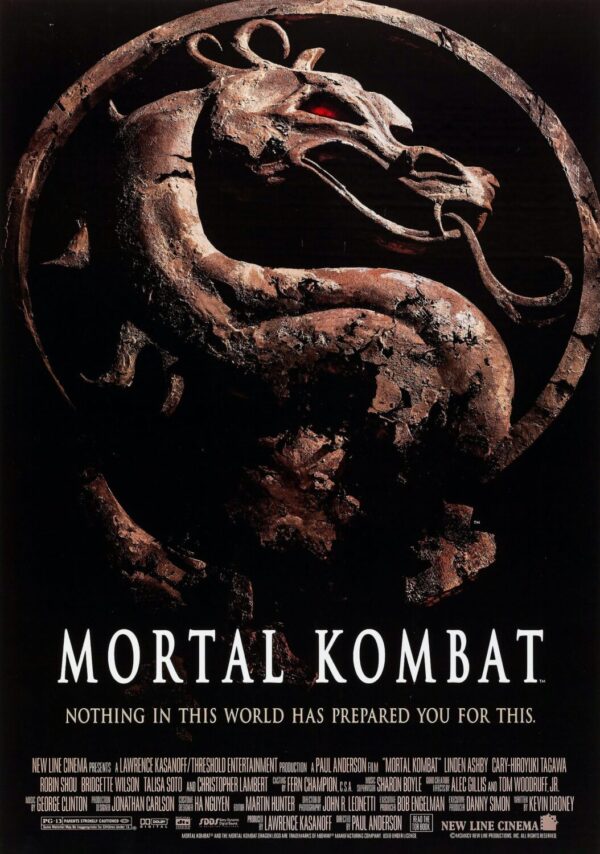 Mortal Kombat Movie Poster - Classic 90's Vintage Poster Print