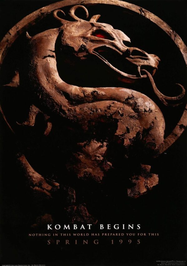 Mortal Kombat Movie Poster - Classic 90's Vintage Poster Print