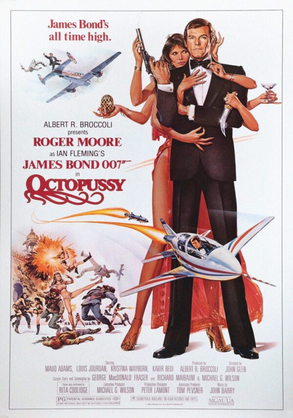 Octopussy (James Bond) Movie Poster - Classic 80's Vintage Poster