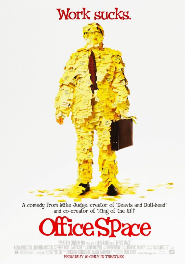 Office Space Movie Film Poster - Classic 90's Vintage Poster Print