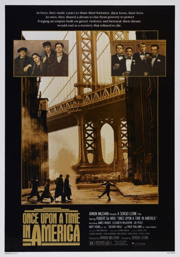 Once Upon A Time in America Movie Poster - Classic 80's Vintage Poster Print