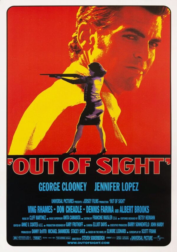 Out Of Sight Movie Poster - Classic 90's Vintage Poster Print