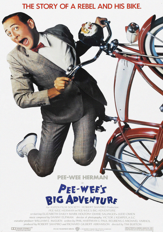 Pee Wee's Big Adventure Movie Poster - Classic 80's Vintage Poster Print