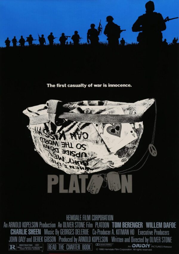 Platoon Movie Poster - Classic 80's Vintage Poster Print