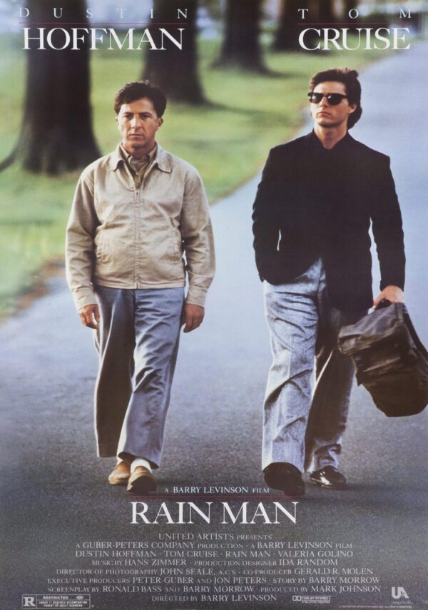 Rain Man  Movie Poster - Classic 80's Vintage Poster Print