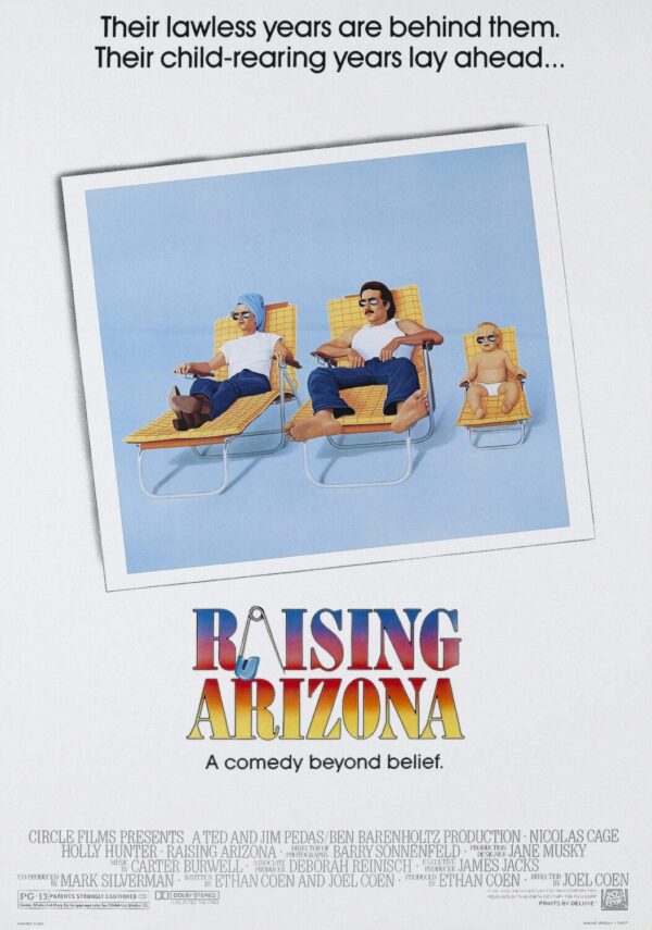 Raising Arizona Movie Poster - Classic 80's Vintage Poster Print
