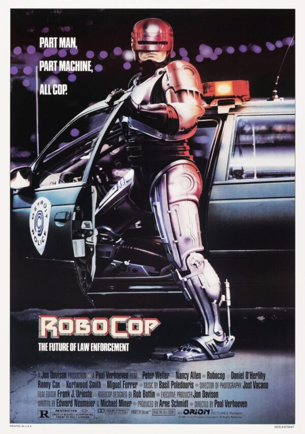RoboCop Movie Poster - Classic 80's Vintage Poster Print