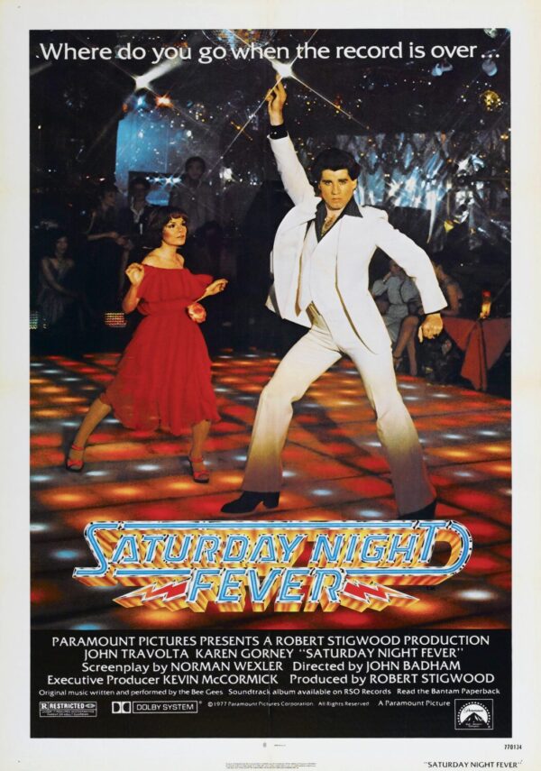 Saturday Night Fever Movie Poster - Classic 70's Vintage Poster Print