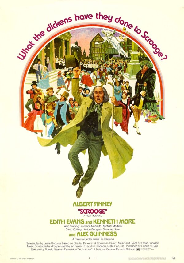 Scrooge Movie Poster - Classic 70's Vintage Poster Print