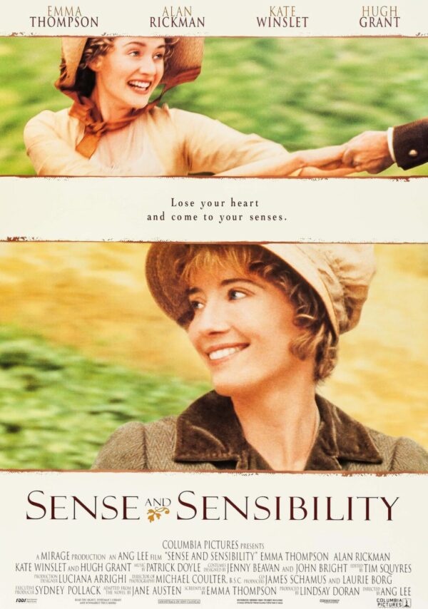Sense & Sensibility Movie Poster - Classic 90's Vintage Poster Print