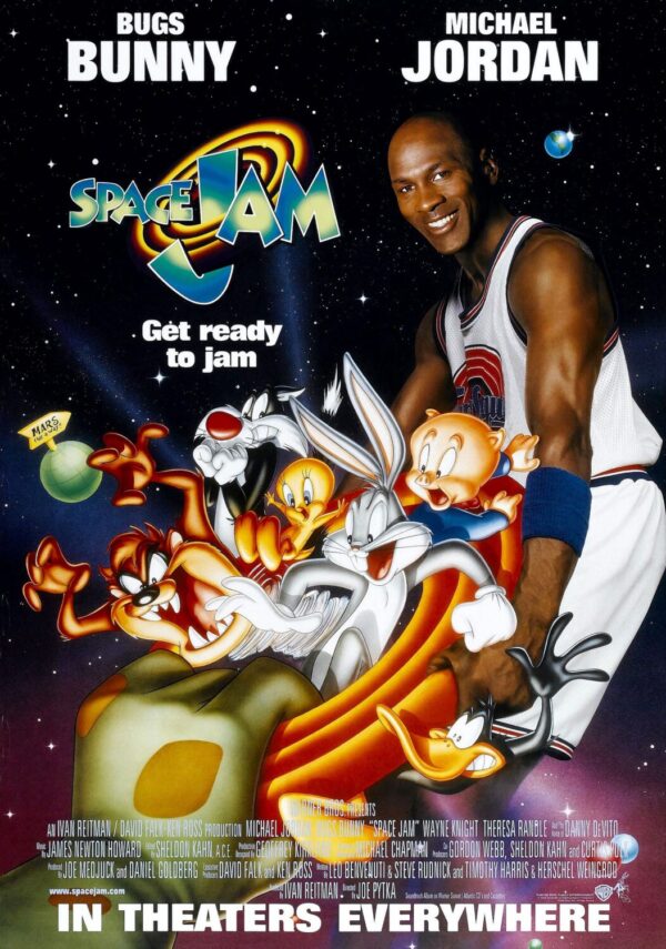 Space Jam Movie Poster - Classic 90's Vintage Poster Print