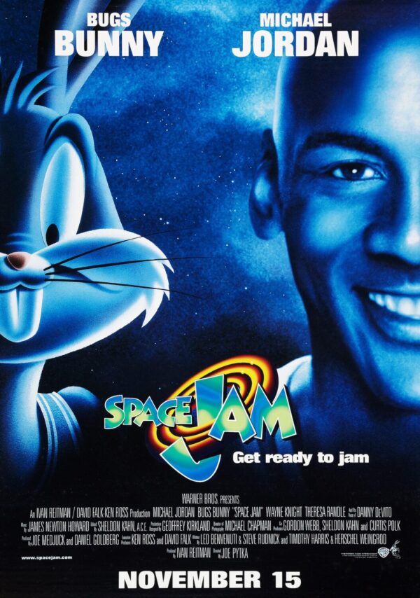 Space Jam Movie Poster - Classic 90's Vintage Poster Print