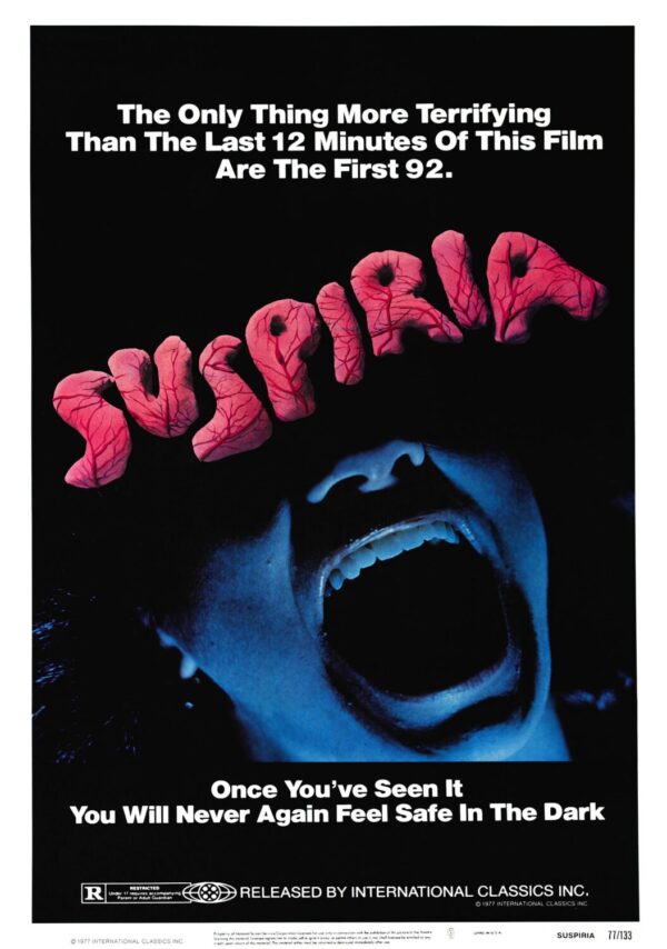 Suspiria Movie Poster - Classic 70's Vintage Poster Print