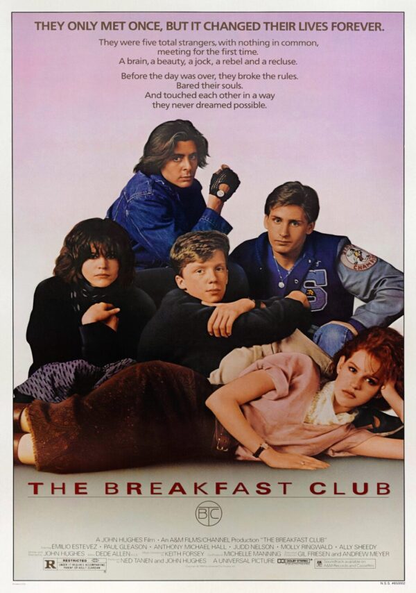 The Breakfast Club Movie Poster - Classic 80's Vintage Poster
