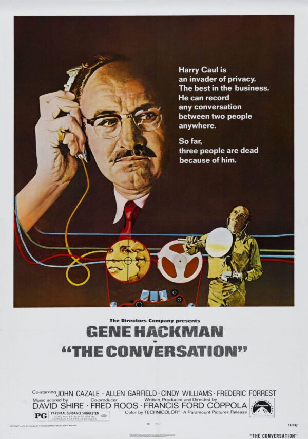 The Conversation Movie Poster - Classic 70's Vintage Poster Print