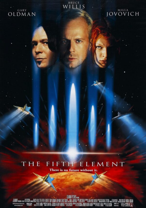 The Fifth Element Movie Poster - Classic 90's Vintage Poster Print