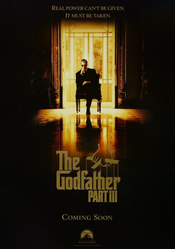 The Godfather Part III Movie Poster - Classic 90's Vintage Poster