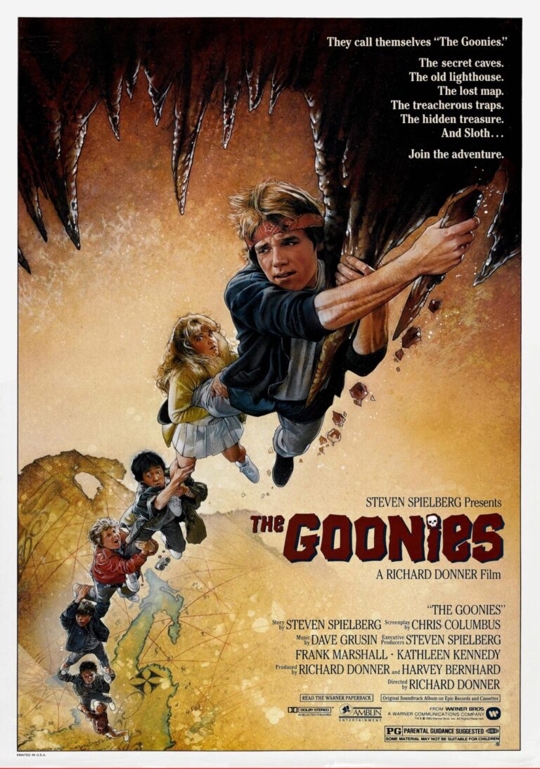 Affiche Cinéma The Goonies - Format A3 (297x420mm) - Poster Vintage Années 80 - Reproduction Haute Qualité