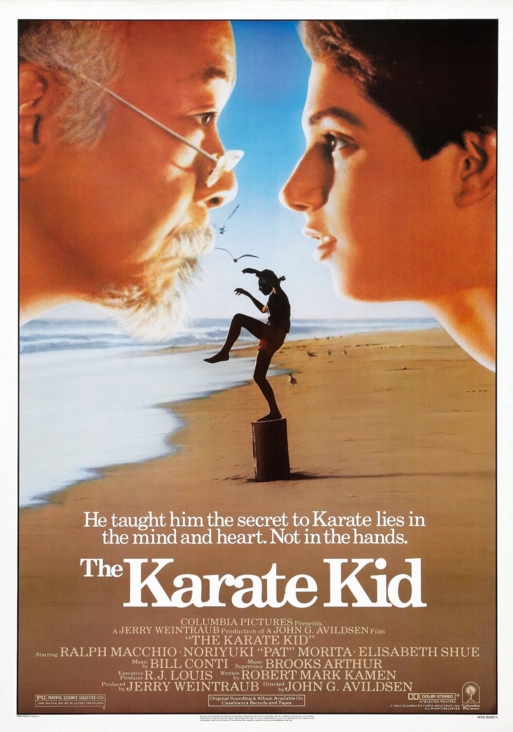 The Karate Kid Movie Poster Classic 80's Vintage Poster