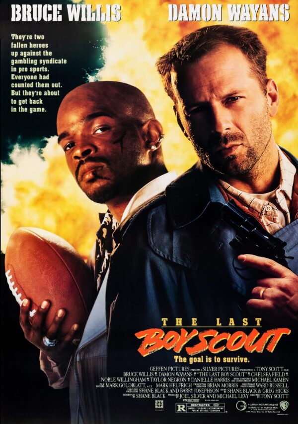 The Last Boyscout Movie Poster - Classic 90's Vintage Poster Print