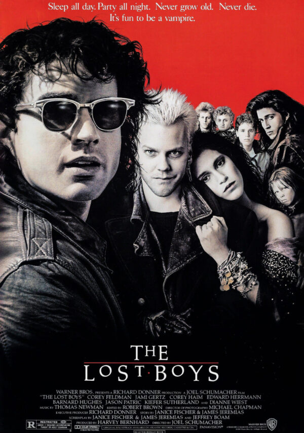 The Lost Boys Movie Poster - Classic 80's Vintage Poster Print