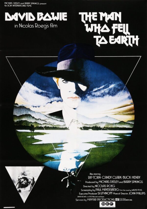 The Man Who Fell to Earth Movie Poster - Classic 70's Vintage Poster Print
