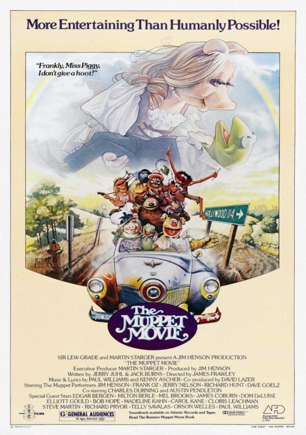 The Muppet Movie Poster - Classic 70's Vintage Poster Print