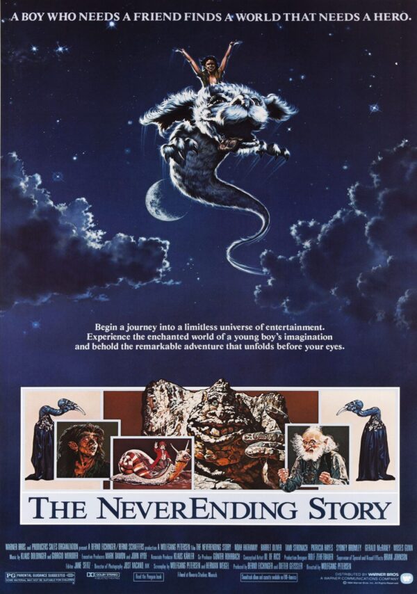 The NeverEnding Story Movie Poster - Classic 80's Vintage Poster Print