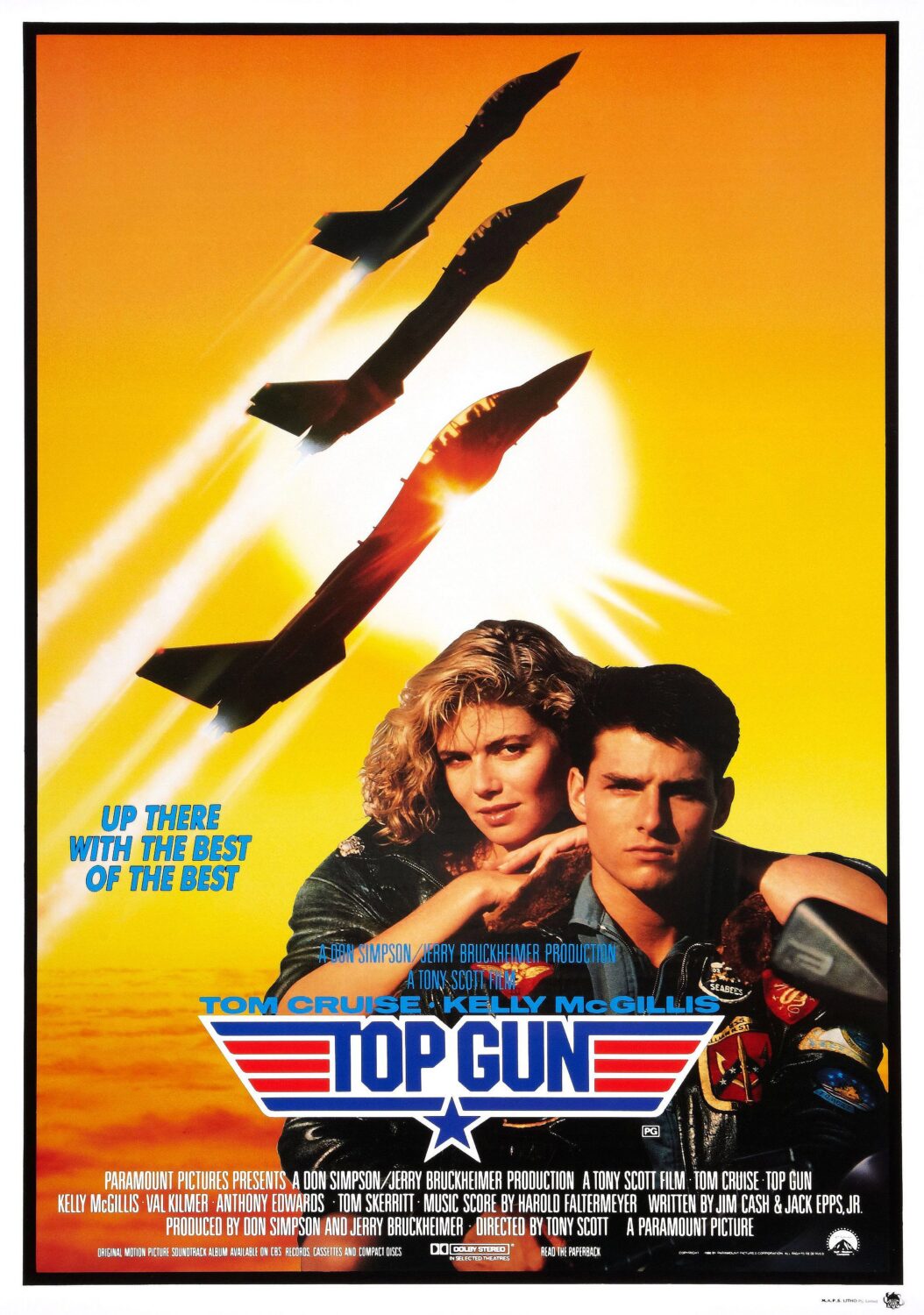 Top Gun Movie Poster Classic 80's Vintage Poster