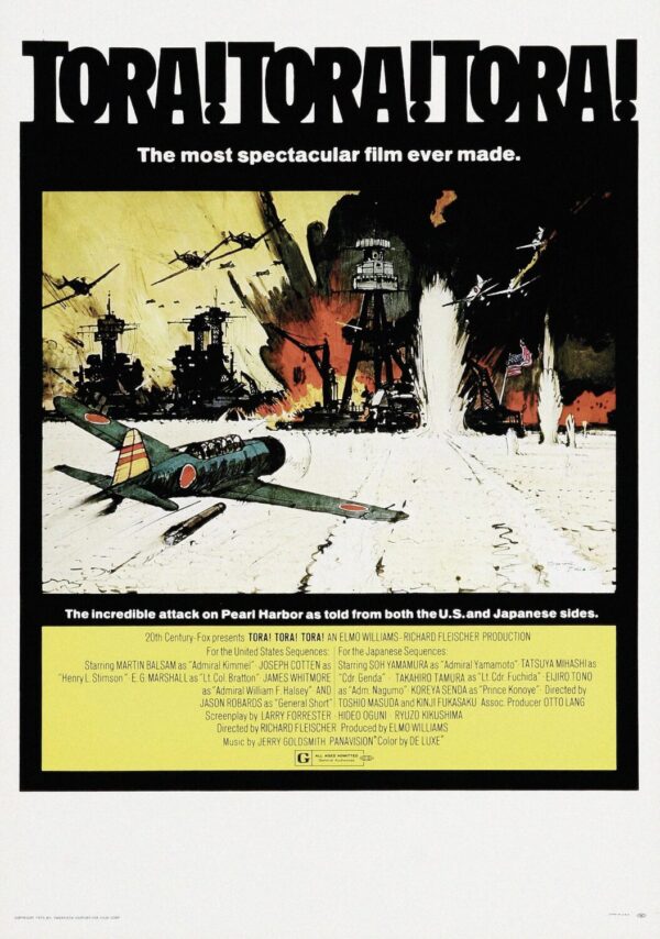 Tora! Tora! Tora! Movie Poster - Classic 70's Vintage Poster Print
