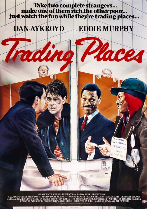 Trading Places Movie Poster - Classic 80's Vintage Poster Print