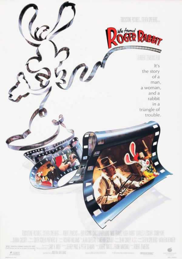 Who Framed Roger Rabbit Movie Poster - Classic 80's Vintage Poster
