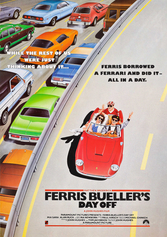 FERRIS BUELLER’S DAY OFF Movie Poster - Classic 80's Vintage Poster Print