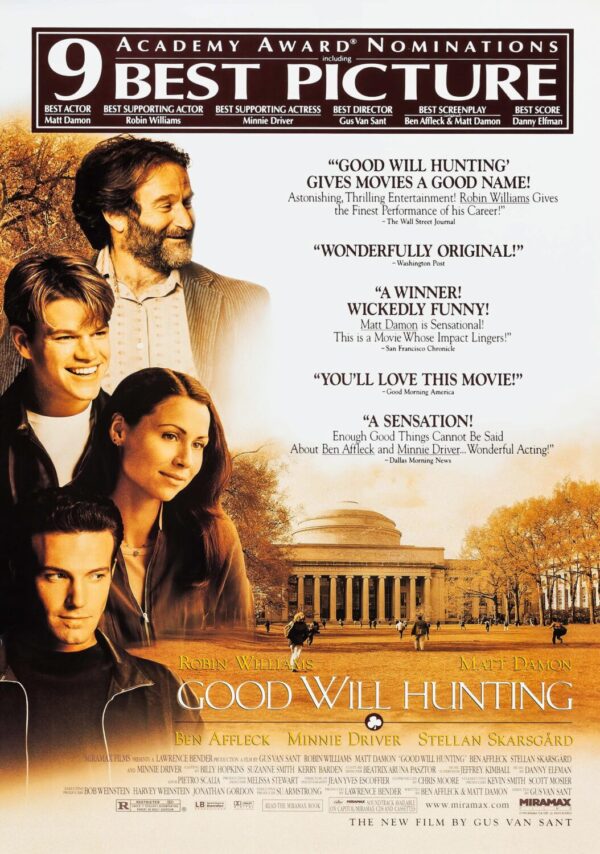 Good Will Hunting Movie Poster - Classic 90's Vintage Poster Print