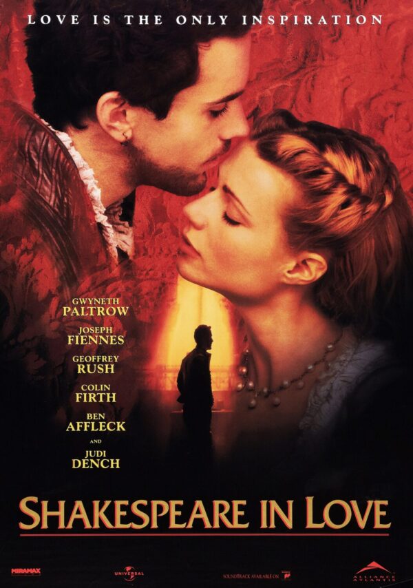 Shakespeare in Love Movie Poster - Classic 90's Vintage Poster Print