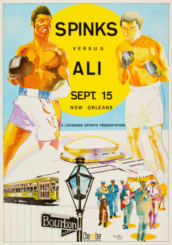 Muhammad Ali vs. Leon Spinks II 1978 Fight Poster