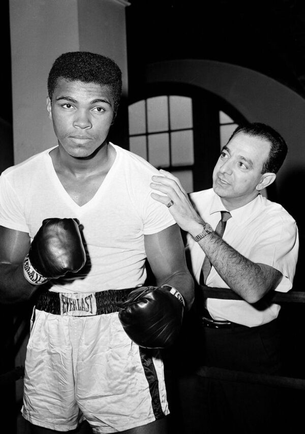 Muhammad Ali Cassius Clay & Angelo Dundee Boxing Poster