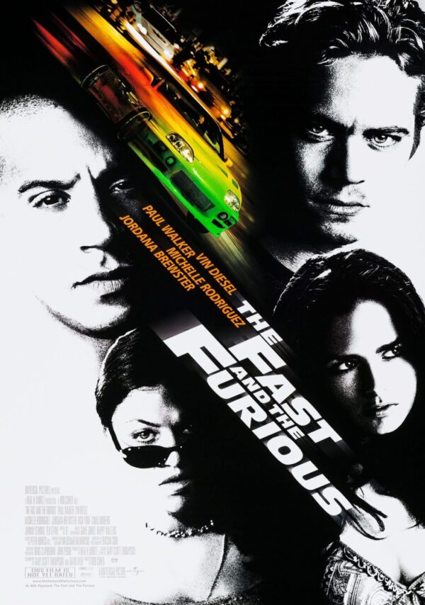 The Fast and the Furious Movie Poster Print