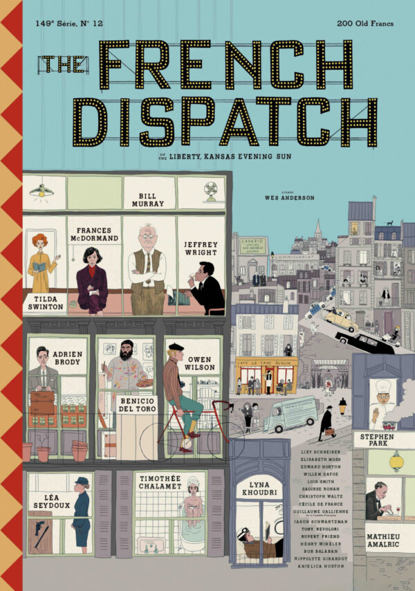 The French Dispatch Movie Poster Print