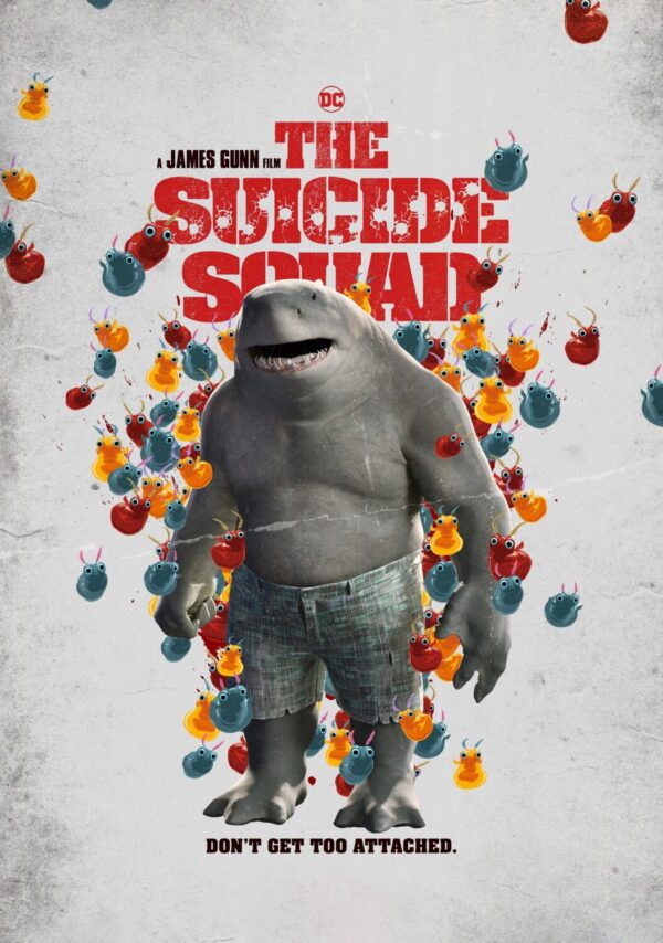 The Suicide Squad Movie Poster - King Shark (Sylvester Stallone) Print