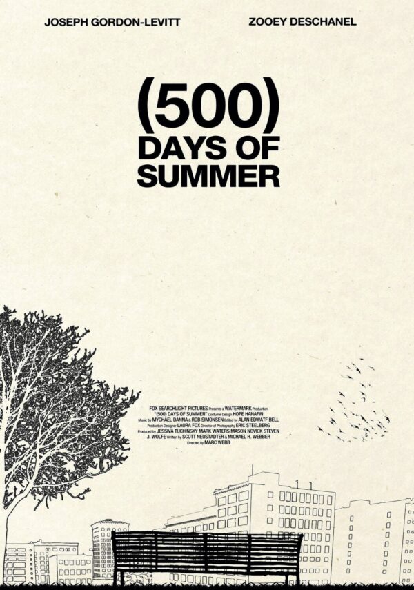 500 Days of Summer Movie Poster - Classic 00's Vintage Poster Print